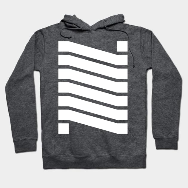 Diagonal Lines Hoodie by ganola